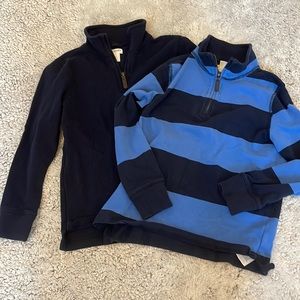 2- Jcrew crewcuts sueded sweaters. Size 6-7